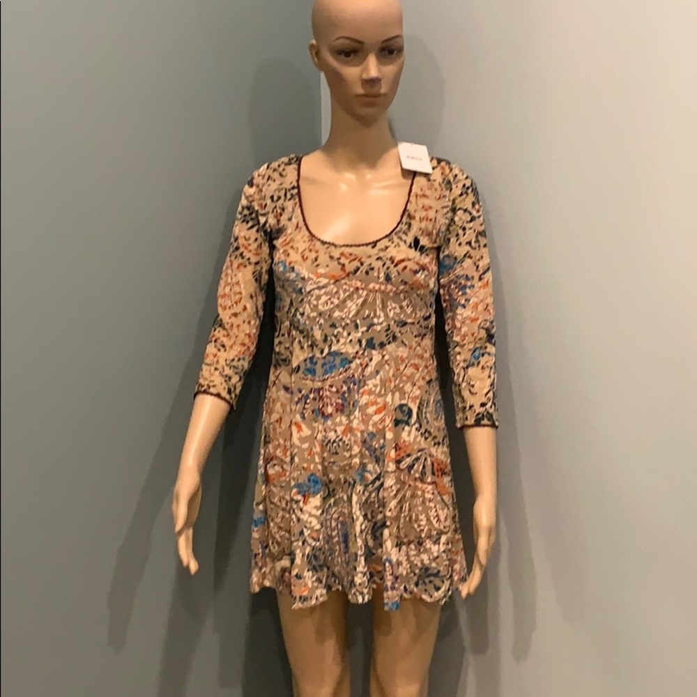 ❤️NWT FREE PEOPLE LONG SLEEVE MINI DRESS - Picture 9 of 17